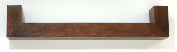 Półka ścienna OSLO z drewna mango 100 cm brąz