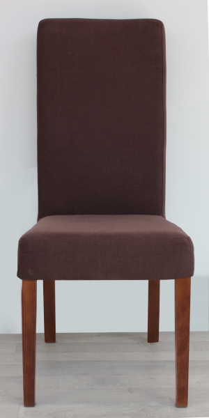 Proste krzesło tapicerowane brązowe 108A - AKTUALNIE DOSTĘPNY