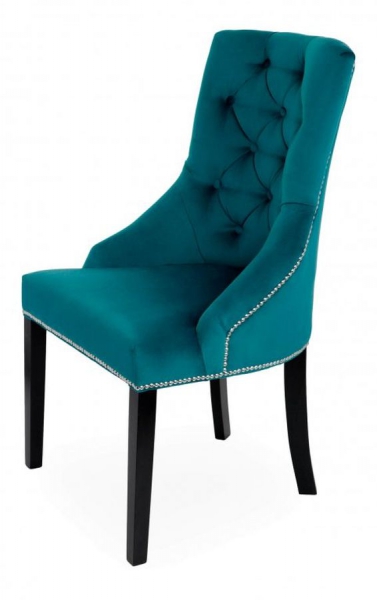 Krzesło glamour pikowane guzikami z pinezkami - NA ZAMÓWIENIE
