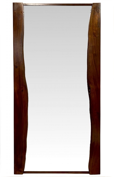 Industrialne lustro z drewna  mango 180x90