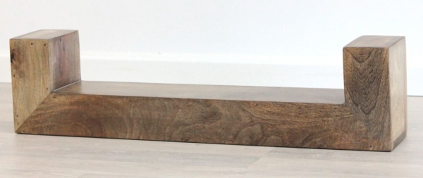 Drewniana półka 80 cm toffi