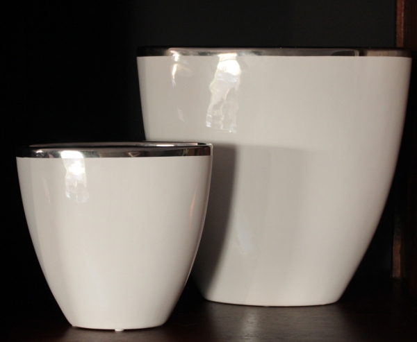Duży wazon ceramiczny biały