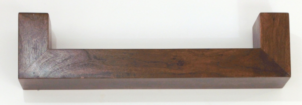 Półka ścienna OSLO 80 cm z drewna mango brąz