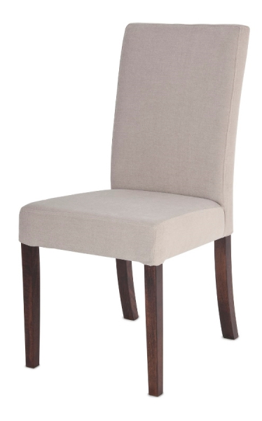 Klasyczne proste  krzesło tapicerowane
