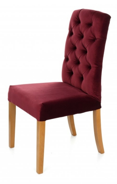 Krzesło tapicerowane włoskie pikowane - NA ZAMÓWIENIE