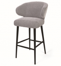 AURORA krzesło barowe H80 na drewnianych nogach