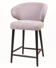 AURORA krzesło barowe H65 na drewnianych nogach