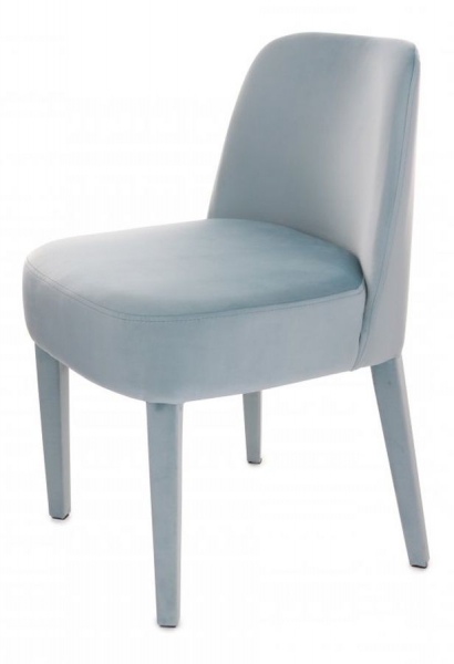 Krzesło retro z nogami w tkaninie