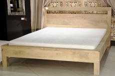 Łóżko z drewna mango do materaca 140cm