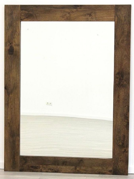 Lustro 160x120 cm z drewnianą ramą