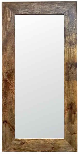 Duże lustro 180x90 cm drewniane