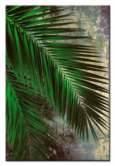 Grafika z palmami - obraz 60x90