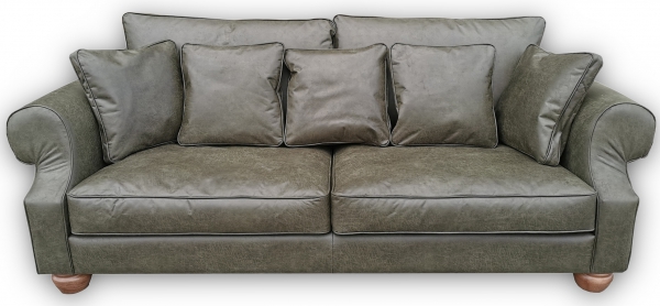 Elegancka sofa Dartford 3,5 w skórze