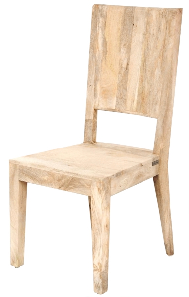Krzesło drewniane profilowane PARIS mango naturalne