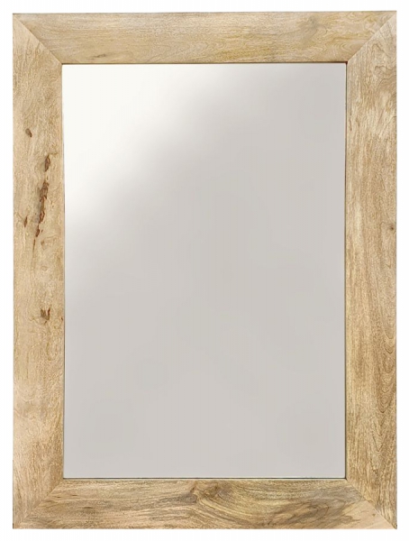 Lustro 120x160 cm w ramie z drewna