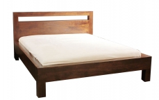 Łóżko z drewna mango braz 140x200cm