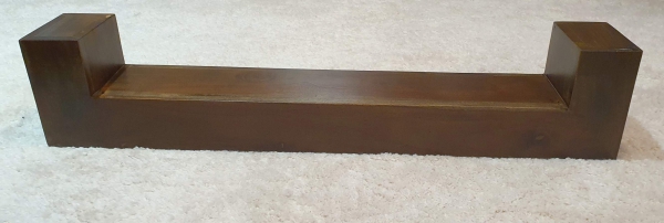 Prosta solidna półka z akacji indyjskiej 100 cm