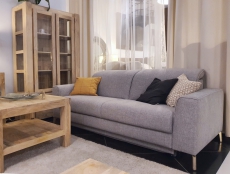 Sofa szara TRITON 200cm z funkcją spania